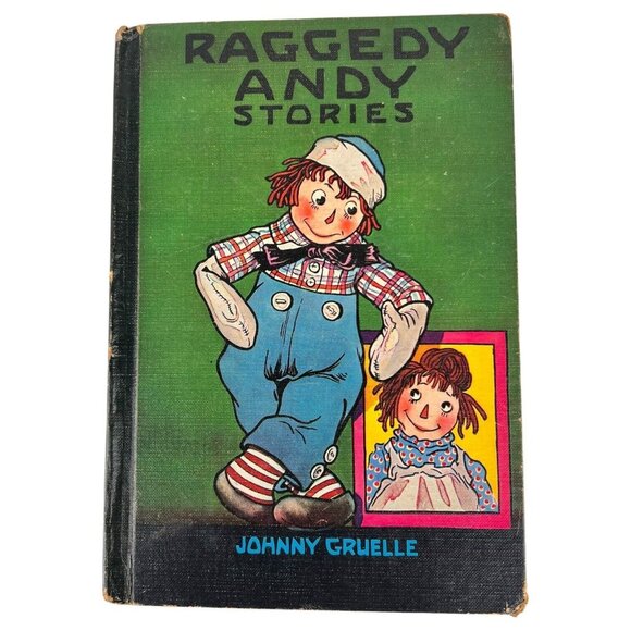 Raggedy Andy Stories by Johnny Gruelle 1948 Hardcover Childrens Illustrated Book - Picture 1 of 12